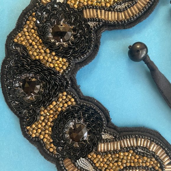 Necklace Bib Choker Beaded - Picture 5 of 10